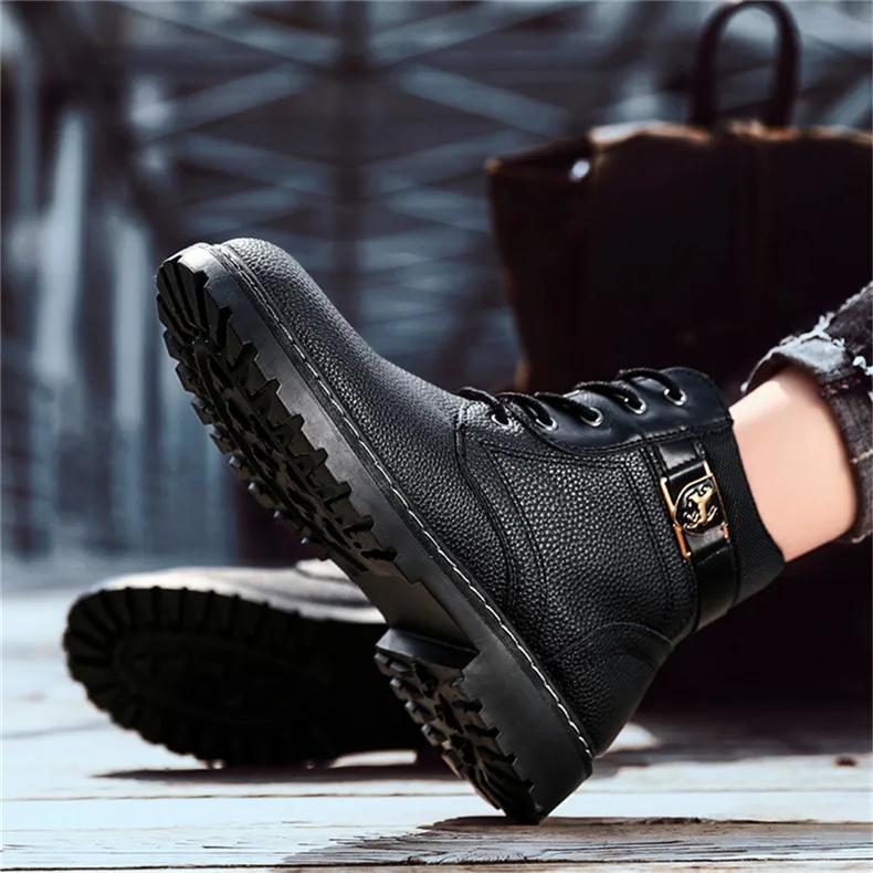 39-44 boots winter Comfortable Non-Slip warm men winter shoes#GC38188