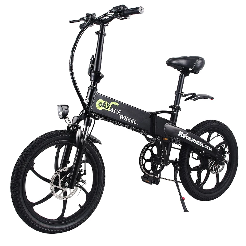 6 спиц MTB стиль алюминиевый складной электрический велосипед дешевая