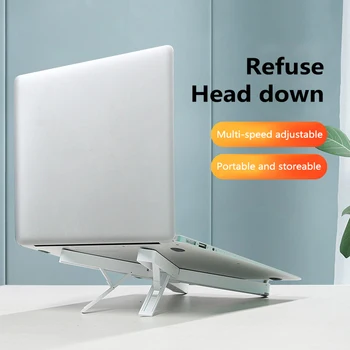 

Portable Height Adjustment Laptop Stand For Macbook Pro Notebook Support Computer Stand Riser Cooling Folding Desk Table Holder