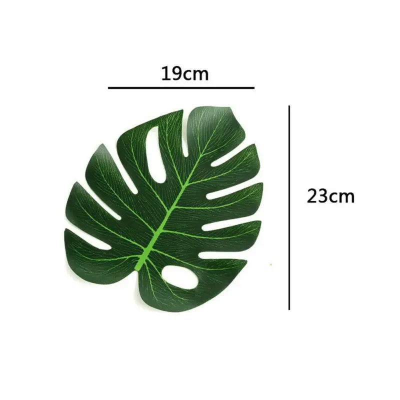 B6 Monstera 20 шт Искусственные искусственные Пальмовые Листья в форме листьев зеленые растения Свадебные украшения DIY цветы композиция растительный лист - Цвет: B6