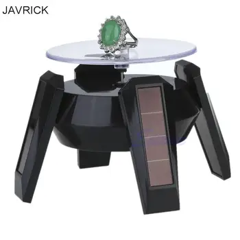 

Solar Power 360 Degree Jewelry Rotating Display Stand Turn Table Plate