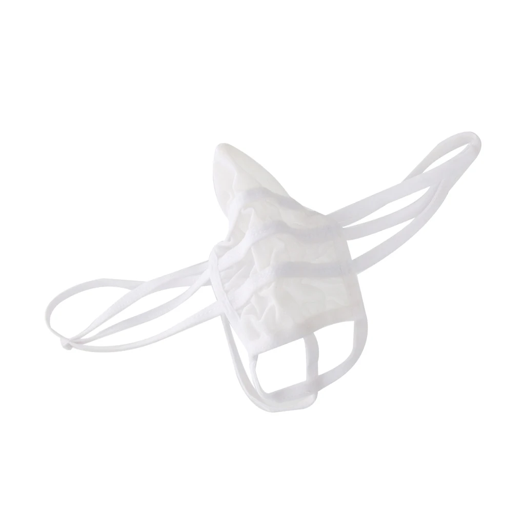  Mens Sexy White Underwear Gay Exotic Underpants Short Open Crotch Briefs C401 White g-string