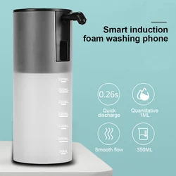 RecabLeght Foam Soap Dispensers Bathroom Accessories 350ml Automatic Electric Washing Hand Machine Induction Sensing Waterproof