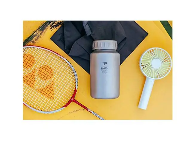 Keith titanium Ti3035 бутылка с герметичной, быстрой и безопасной байонетной крышкой