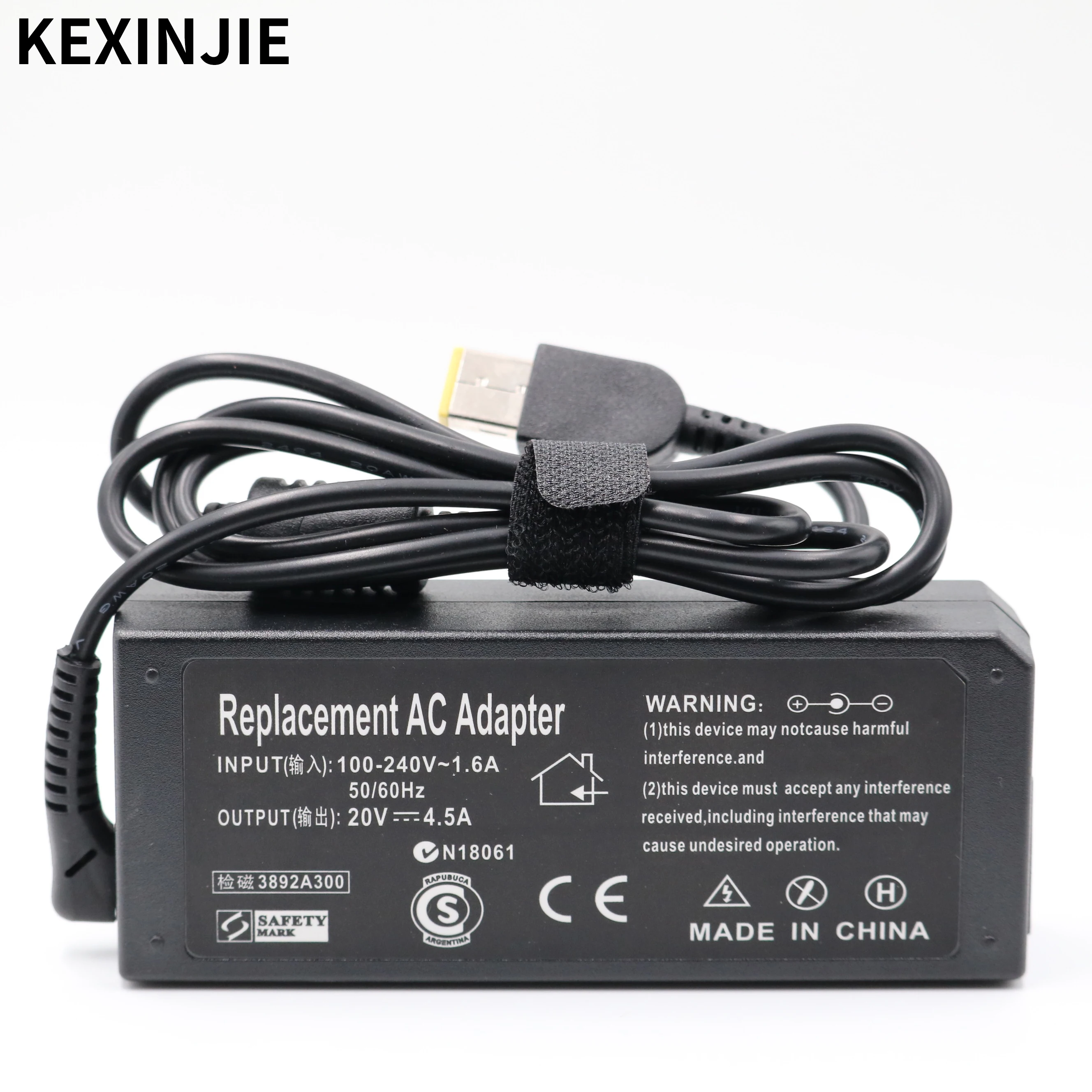 Cargador de batería de 90W, 20V, 4,5a, adaptador de CA para IBM, Lenovo Ideapad G500, G505s, G510, G700, S210, fuente de alimentación