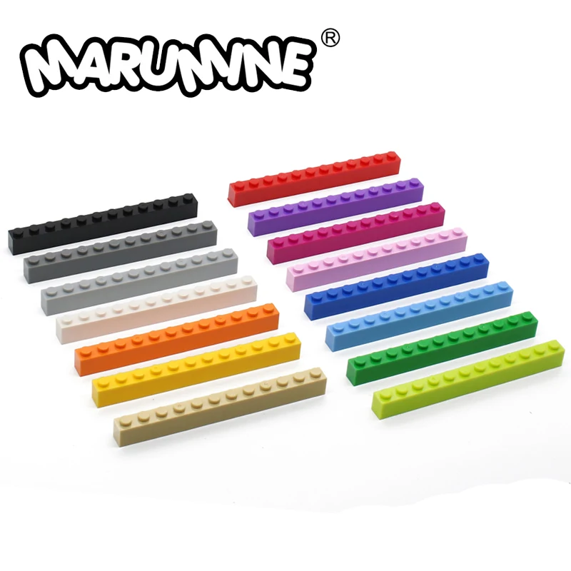 MARUMINE 6112 1x12 кубики 50 шт./лот базовые строительные блоки часть MOC City частицы DIY