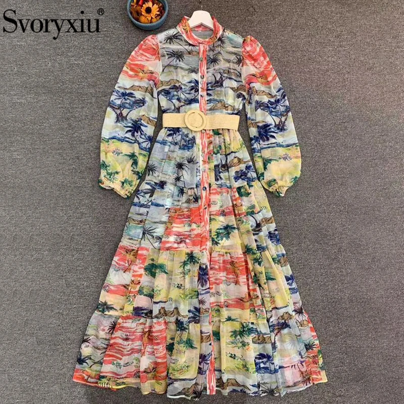 Svoryxiu Fashion Designer Autumn Women Bohemian