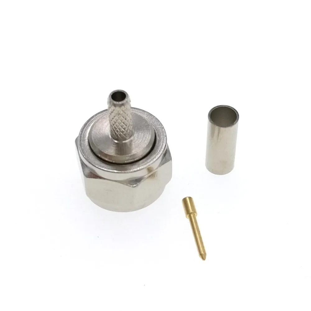 F Male  Crimp RG174 2