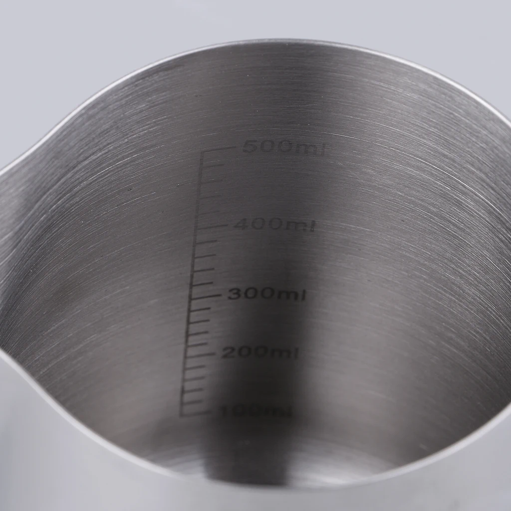 304 stainless steel, Multi-purpose Stainless Steel Pouring Pot with Sturdy Handle for Melting Chocolate making, Milk Frothing 304 stainless steel, Multi-purpose Stainless Steel Pouring Pot with Sturdy Handle for Melting Chocolate making, Milk Frothing