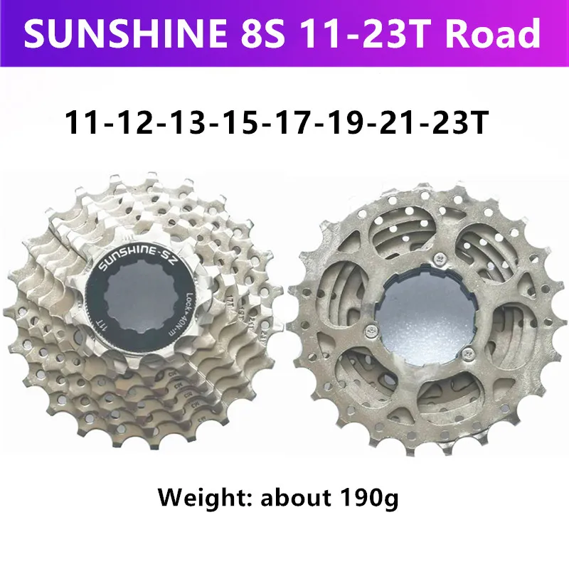 Колесо переменной скорости для горного и шоссейного велосипеда SUNSHINE кассета