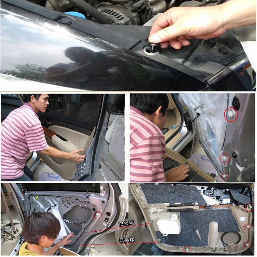 Автомобильный Дверной бампер крышка авто винт крепеж для Bmw E46 E39 Audi A3 A6 C5 A4 B6 Mercedes W203 W211 Mini Cooper