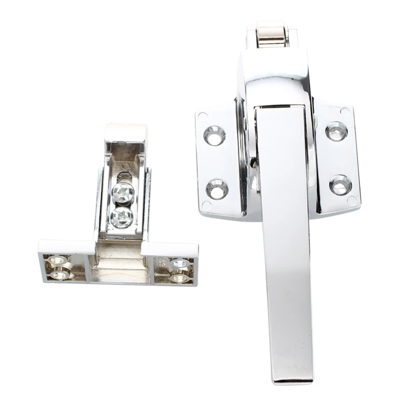 

SODIAL(R) Stainless Steel Spring Loaded Walk In Freezer Cooler Door Handle Latch