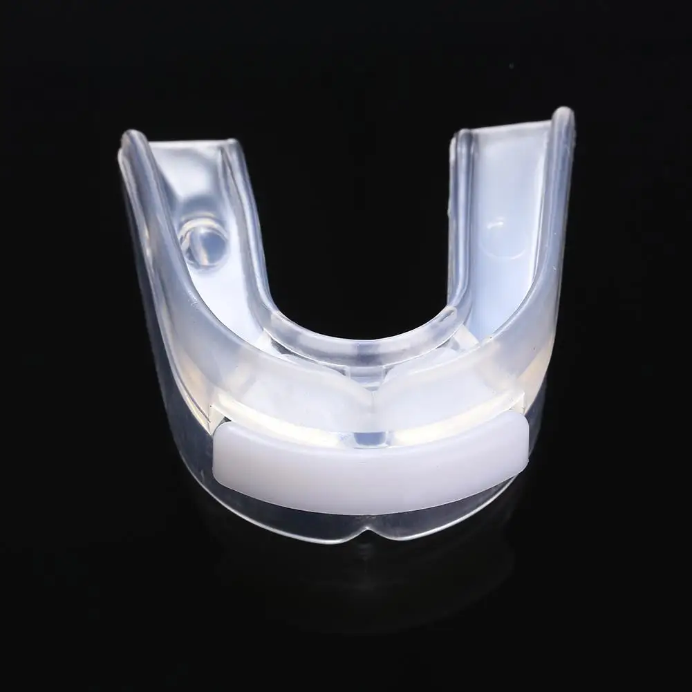 

Transparent Sports Mouth Guard Teeth Protector Soft Strenuous Exercise Silicone