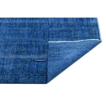 

Handmade Blue Vintage Overdyed Turkish Area Rug 184x275 Cm-6'0''X9'0''