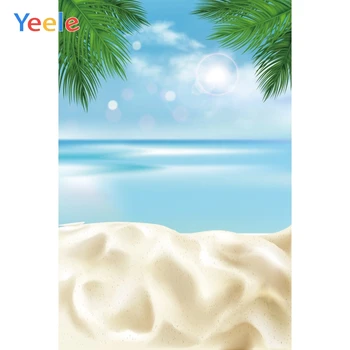 

Yeele Summer Palms Tree Beach Sand Party Polka Dot Baby Scenic Photography Background Photo Backdrop Photocall Photo Studio