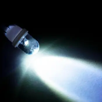 

10pcs White T10 W5W LED Car Wedge Light SideNumber Plate Lamp Bulb DC12V