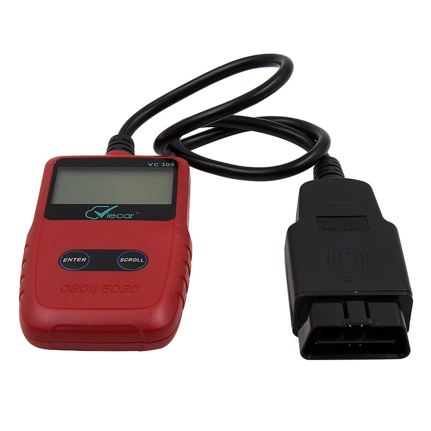 Viecar VC309 ELM 327 V1.5 OBD 2 Автомобильный диагностический инструмент OBD2 сканер Automotivo odb2 ELM327 V1.5 считыватель кодов