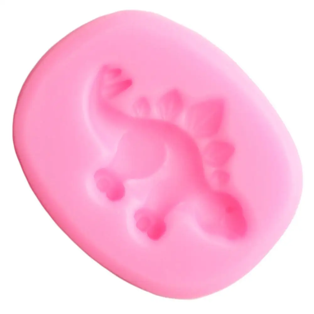 3D Динозавр Силиконовые формы ручной работы ребенка день рождения торт украшения инструменты форма для шоколада конфеты глина формы
