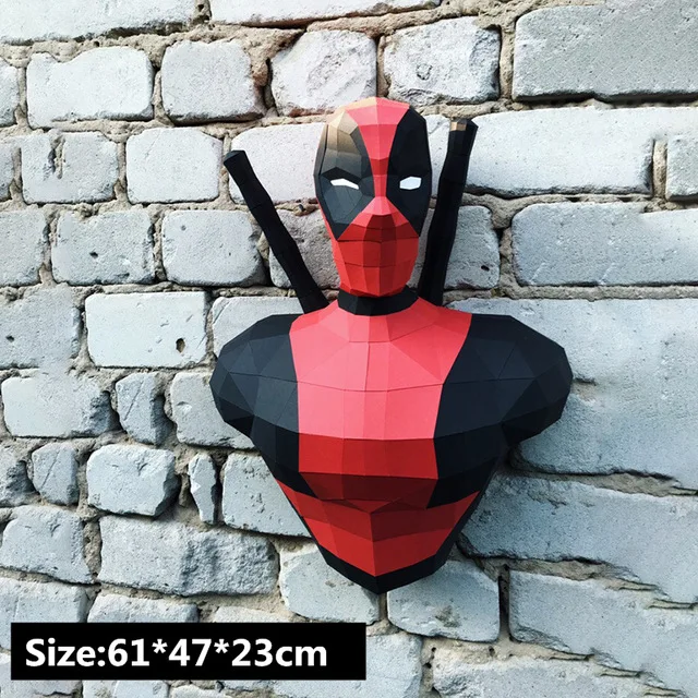 Doctor Banner 3D Paper Model Papercraft  Handmade Educational Puzzles Kids Toys Gift Anime Decoration Home Decor Wall Super Hero 13