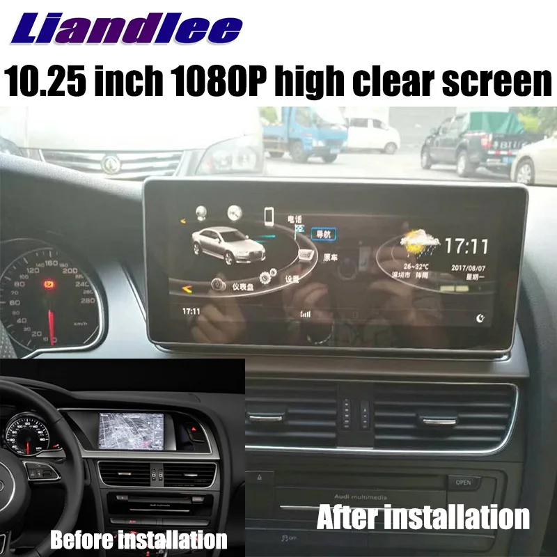 Liandlee автомобильный мультимедийный плеер NAVI 10 25 дюймов для Audi A4 A4L B8 8K 2009 ~ 2016 MMI 2G + 3G