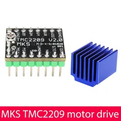 MKS – moteur pas à pas TMC2209, pièces d'imprimante 3D, UART, Ultra silencieux, noir 
