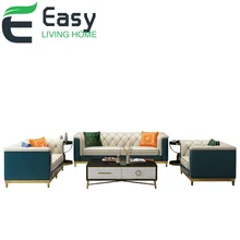 Easyгостиная диван из натуральной кожи секционный домашний мебель для гостиной легкий роскошный стиль