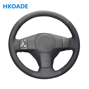 

DIY Black Soft Artificial Leather Car Accessories Steering Wheel Cover For Toyota Yaris Vios RAV4 2006-2009 Scion XB 2008
