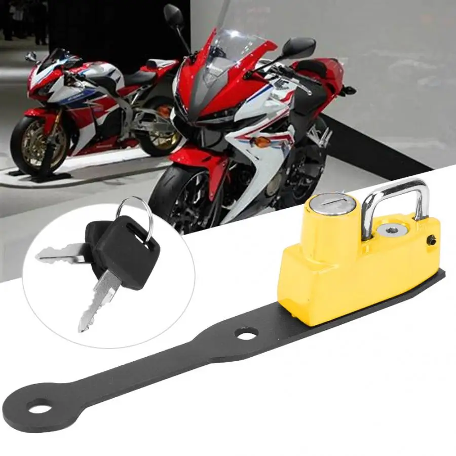 Мотоциклетный Противоугонный Шлем Замок левая сторона Подходит для Honda CBR400R CBR500R CB500F стандартный Стильный Стиль Анти-ржавчина