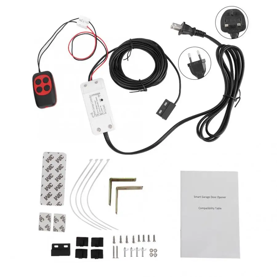 Garage Door Opener Remote Controller Device Support Support Garage Door Status View for Google IFTTT Alexa 100-240V