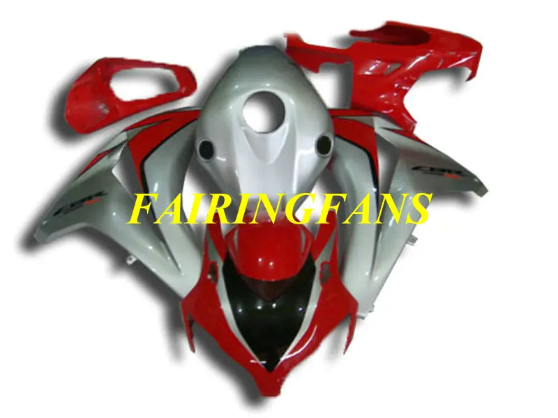 Инжекторный комплект для HONDA CBR1000RR 08 09 10 11 CBR 1000 RR CBR 1000RR 2008 2011 Серебряный Красный Обтекатели на кузов+ подарки HM18