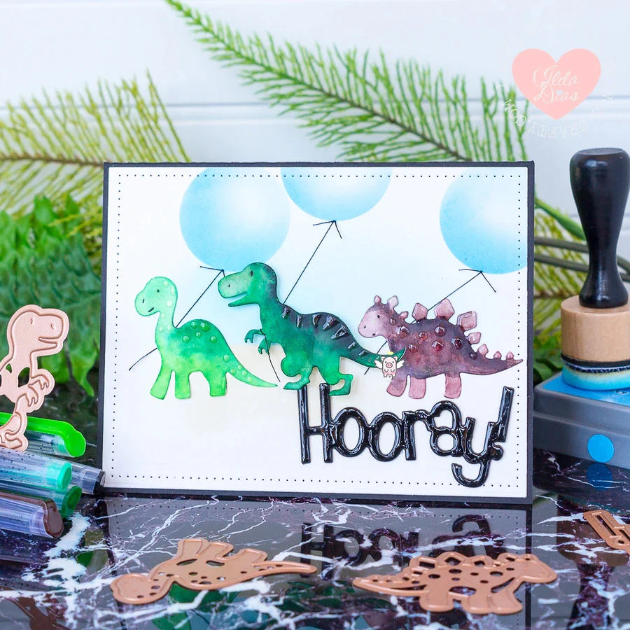 

Metal Cutting Model Paperpress Dinosaur die cuts for card making 2019