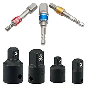 

7pcs 1/4 3/8 1/2 Drive Socket Adapter Converter Reducer Air Impact Socket Wrench