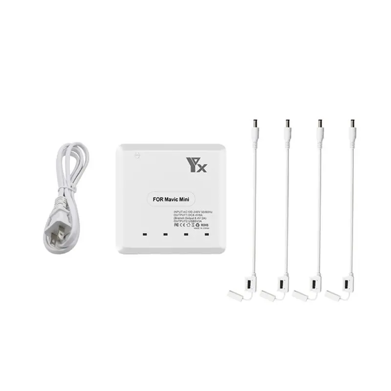 Мини 4 зарядное устройство USB порт Интеллектуальная Зарядка адаптер для DJI Mavic Mini