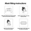 .10-50pcs Black Disposable Mouth Face Mask Non Woven 3 Layers Meltblown Filter Anti Dust Safe Breathable Earloops Adult Masks 6