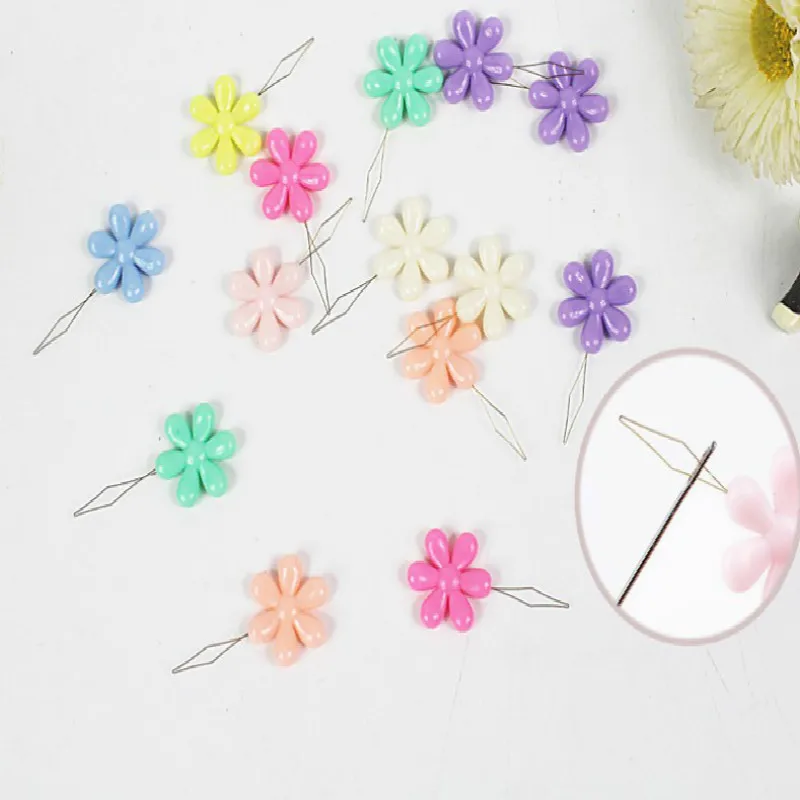 

10 pieces of automatic needle threader for the elderly easy to use needle guide sewing needle flower line stitch machine
