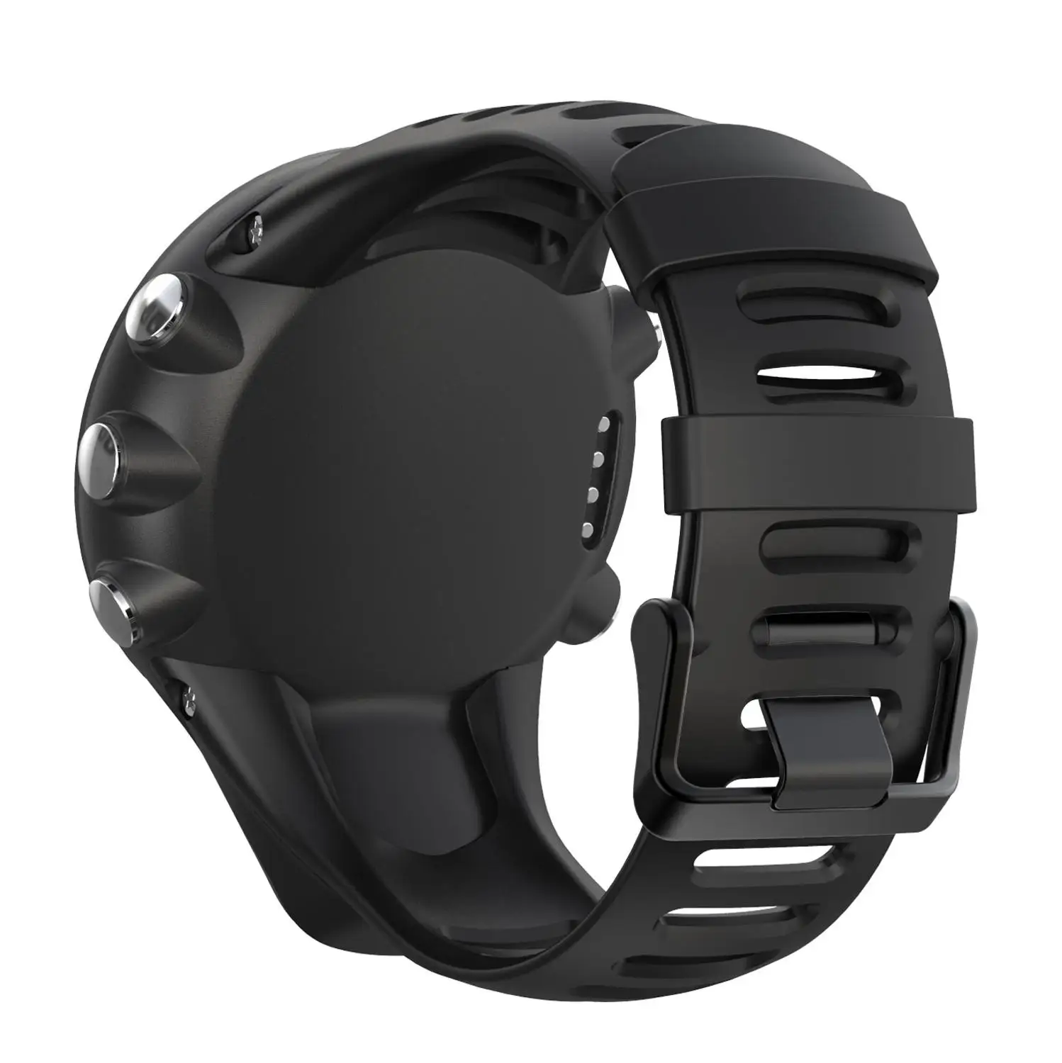 Силиконовый ремешок для часов Suunto Ambit 1 2 3 2R 2S 3P 3S смарт-часы 24 мм Браслет спортивный сменный Браслет с инструментом - Цвет: Black