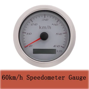 

85MM Speedometer Gauge New Digital Speed Gauge 60km/h Without GPS Antenna Fit for Car Boat Marine Auto Motorcycle