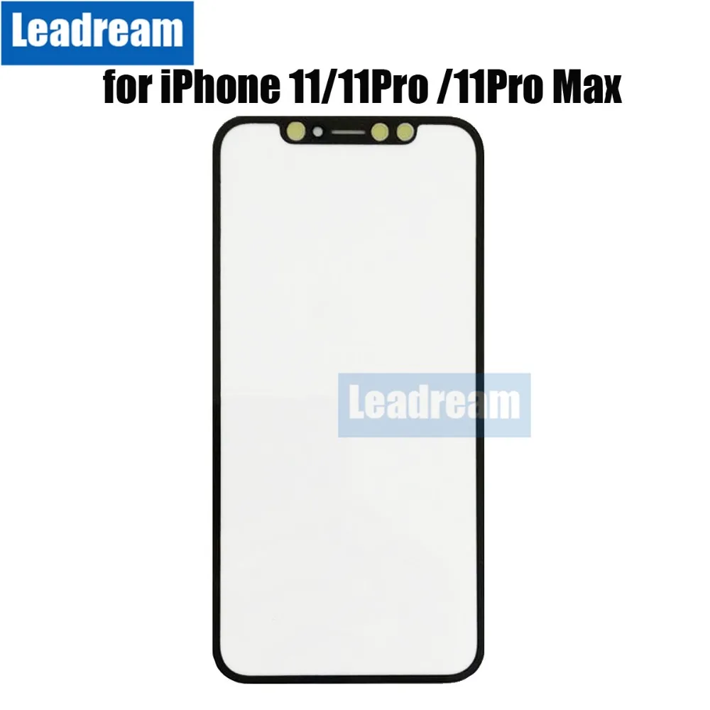 Leadream 100 шт./лот OEM для iPhone 11 Pro MAX переднее внешнее стеклянное покрытие экрана Замена