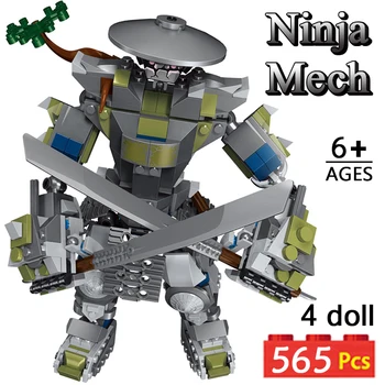 

565pcs Ninjagoed Creators Iron Man Meche Robots Compatible with Building Blocks Boys Friends Bricks Toys for Children