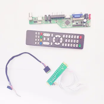 

For LP173WD1-TLE1/TLF1 HDMI VGA USB AV RF 1600*900 WLED LVDS 40Pin laptop panel TV53 display controller drive card 17.3" DIY kit