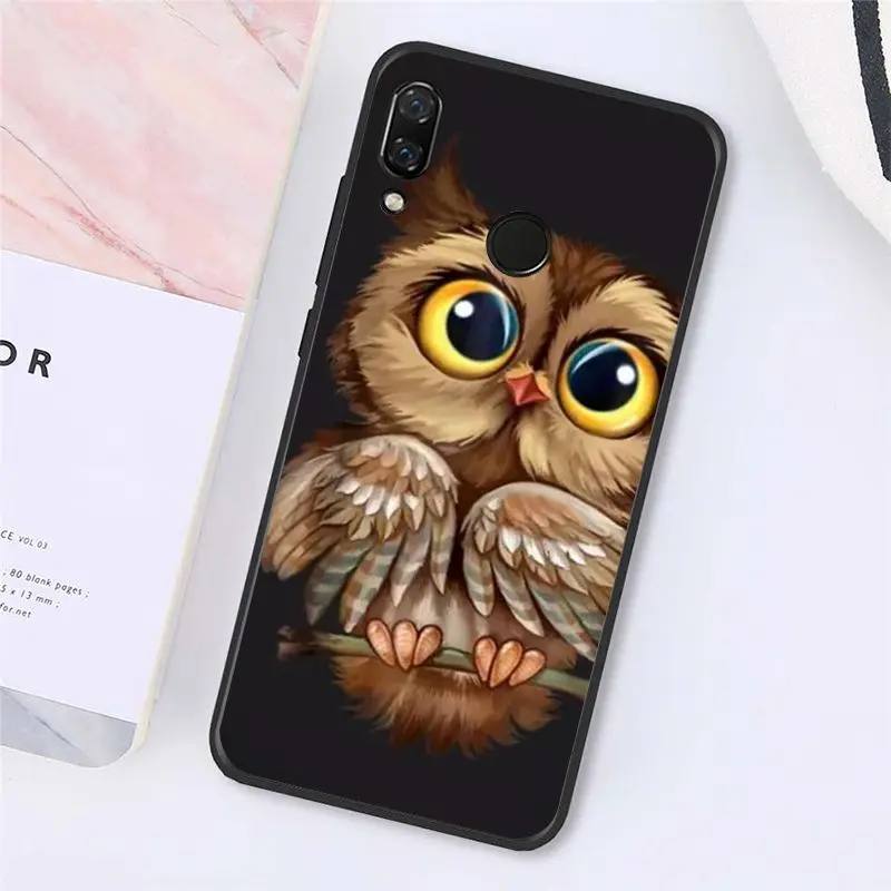 Cartoon cute animal owl