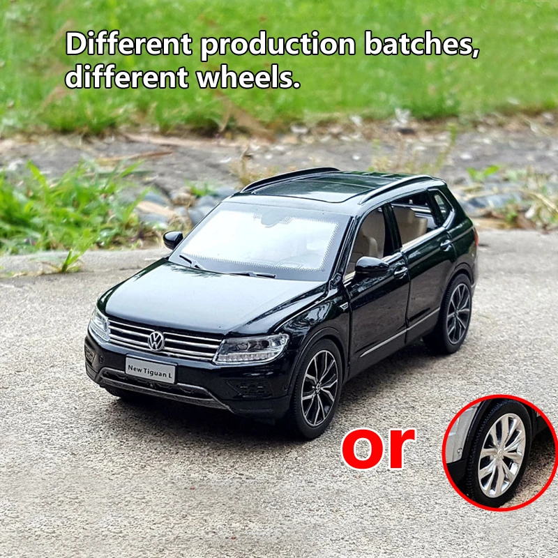 Имитация автомобиля VW Tiguan L 1:32 модель из сплава Игрушечная машина с открытой