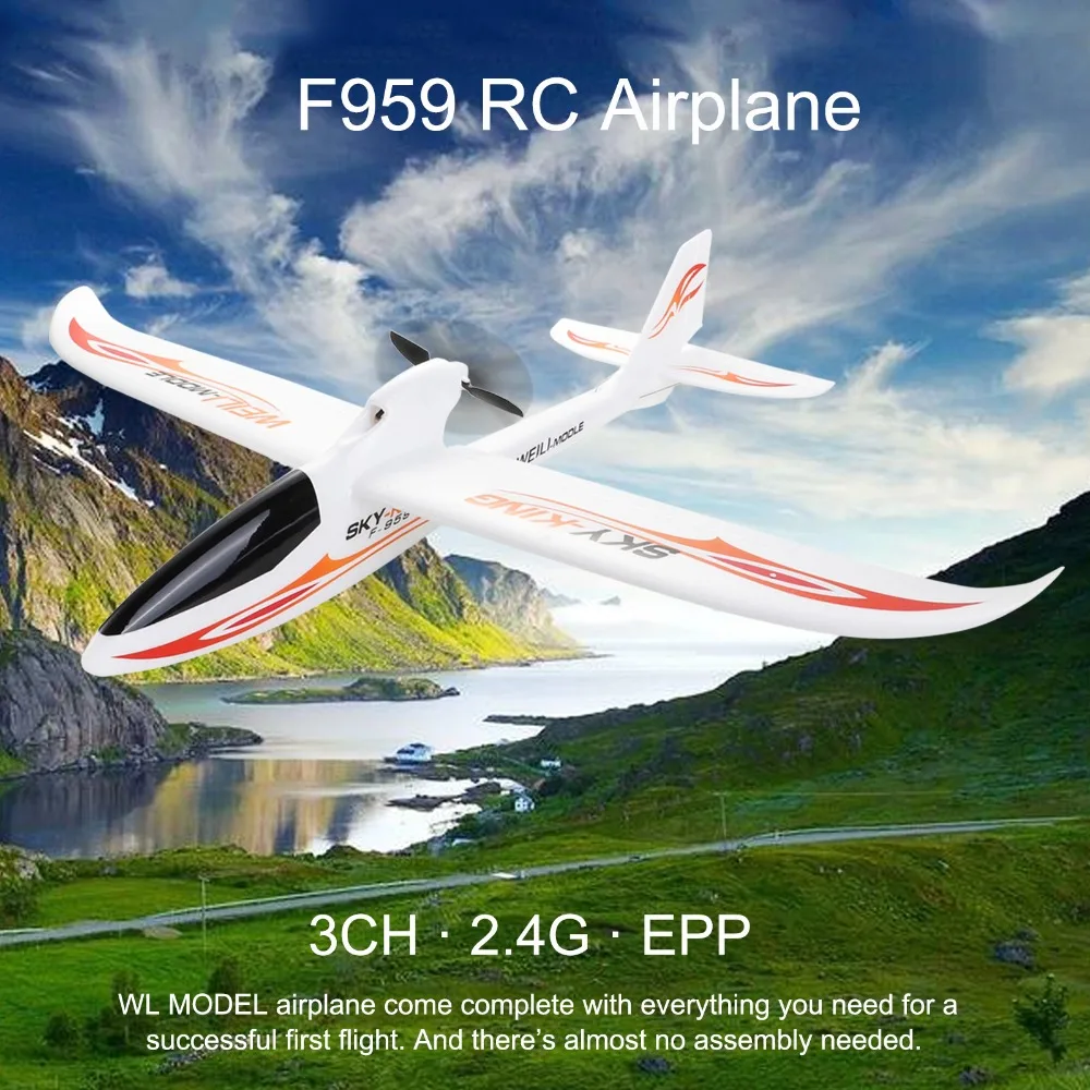 WLtoy F959 пульт дистанционного управления Самолет EPP пена Высокое качество RC планер самолет