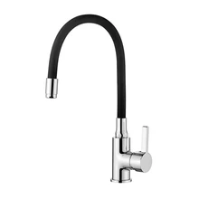  LEDEME Brass Kitchen Faucets Hot And Cold and Water Faucets Chrome Basin Sink Square Tap Mixers Kitchen Faucet L4898 