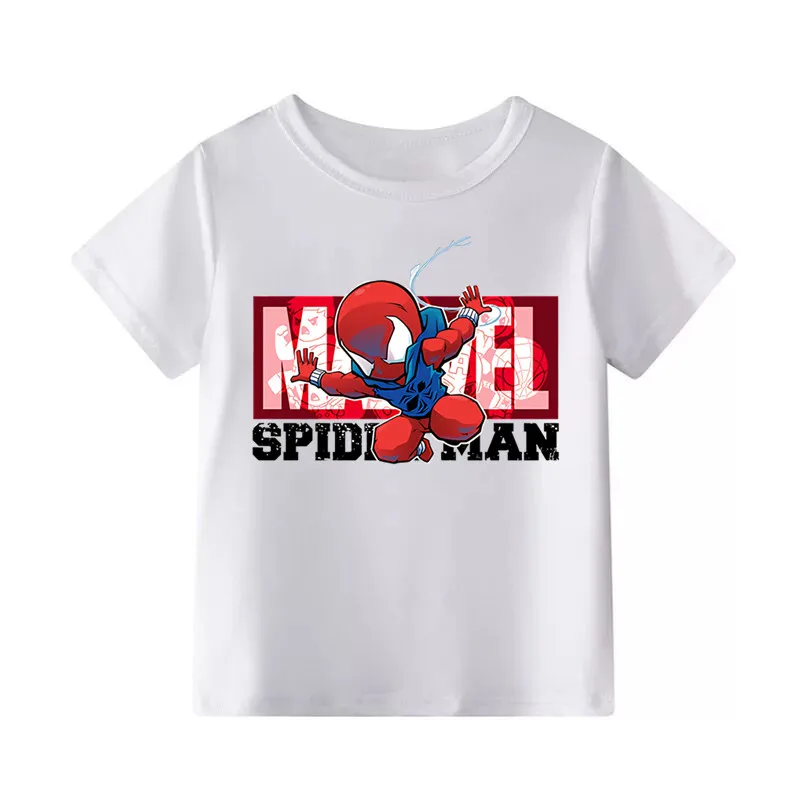 G Коллекция года, Детская футболка с героями мультфильма «Мстители Marvel», «Железный человек», «Капитан Америка», «Человек-паук», «Локи» забавная футболка для мальчиков и девочек детская одежда - Цвет: G