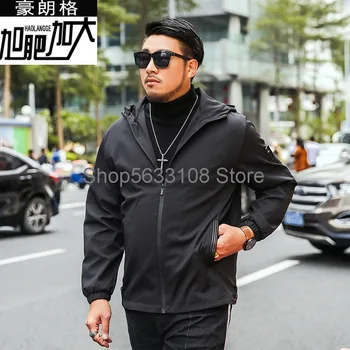 

Pack Plus Fat Plus Size Popular Jacket Fat Man Fat Sports Jacket Fat People Loose Sweater