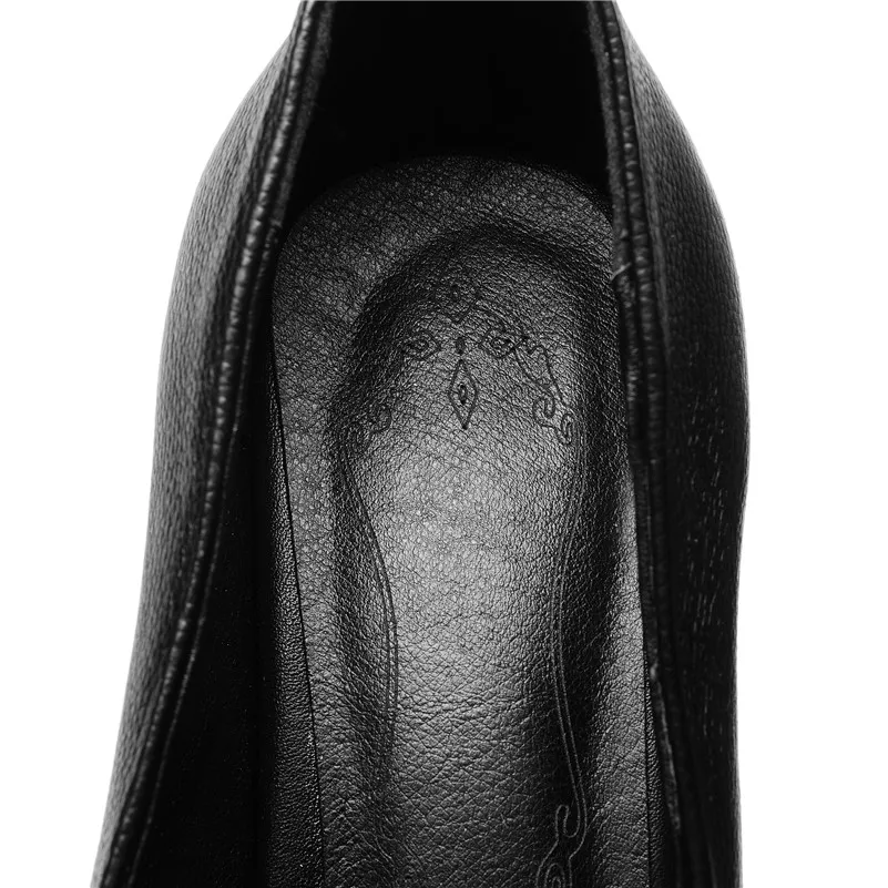FEDONAS/весенние качественные женские брендовые туфли-лодочки из натуральной кожи; элегантные классические офисные туфли для танцев; женские туфли на квадратном каблуке; большие размеры
