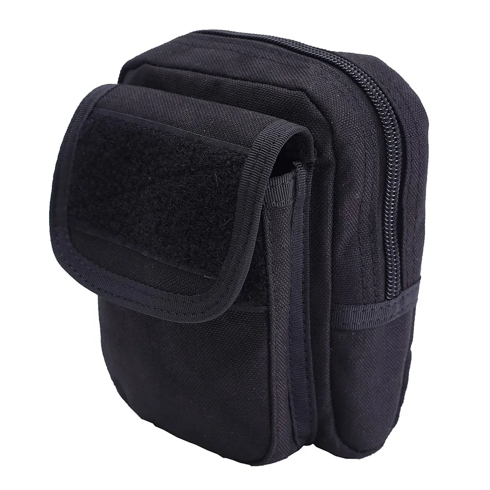 

1000D Tactical Belt Pouch Molle Vest Bag Waterproof Waist Belt Bag Flashlight Pouch Cellphone Pocket for Outdoor Hunting Camping
