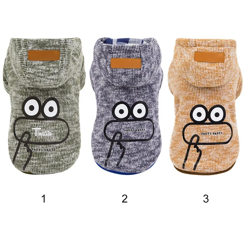 

New Pet Dog Coat Warm Costume With Hoodies For Autumn Winter Thickening Small And Medium Dogs Cute Jacket