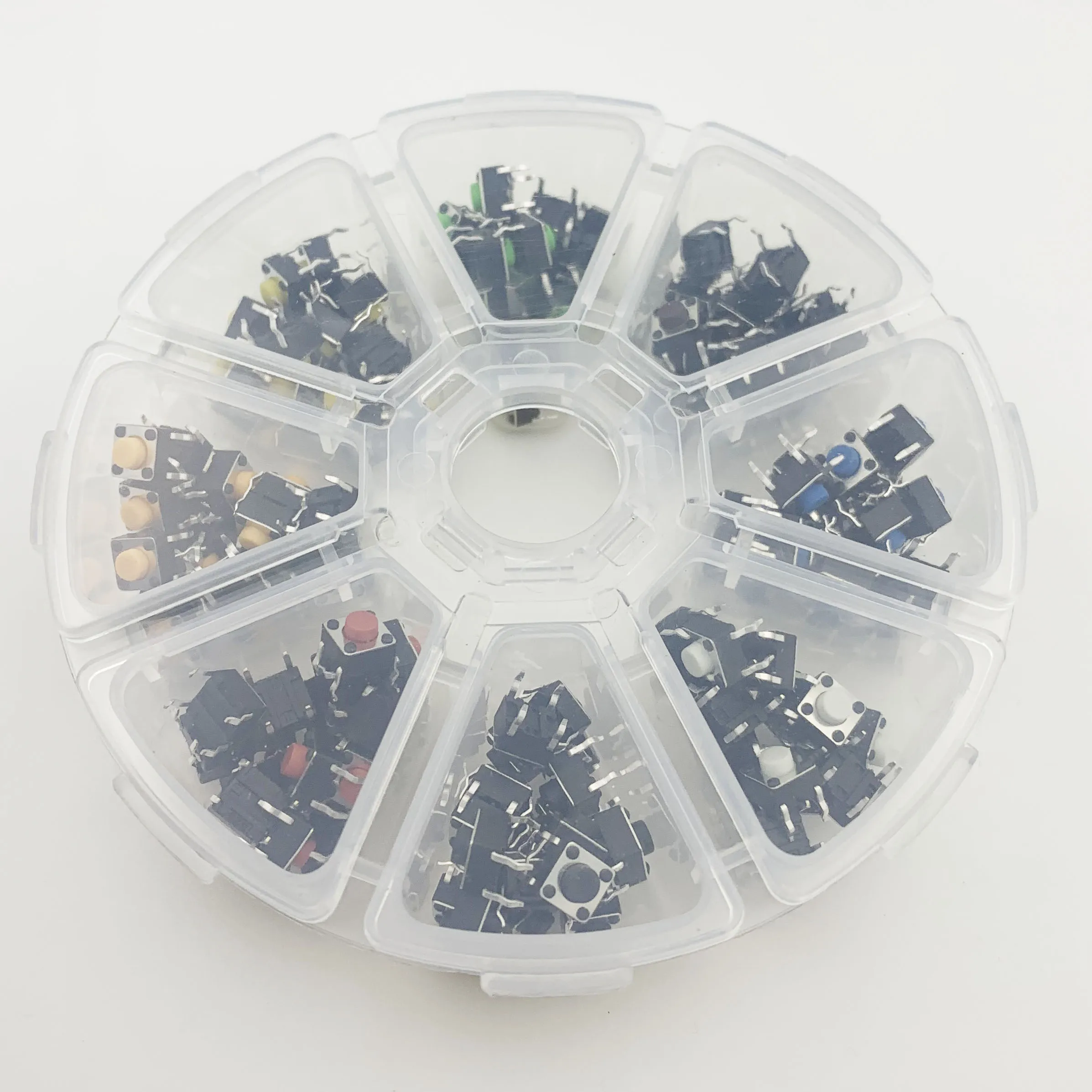 

20Pcs for 8style 6*6 6x6 5H SwitchTactile Tact Push Button Micro Self-reset Switches White Blue Brown Green Yellow Orange
